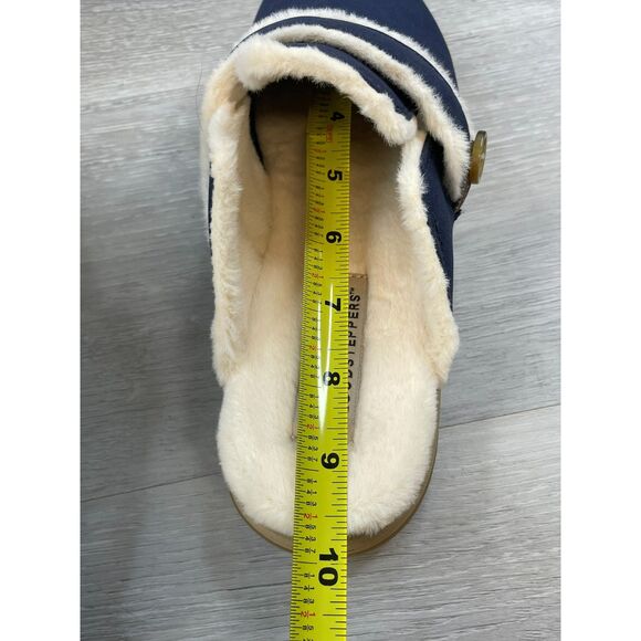 Clarks Breeze Cross Women's Mule Clog Slipper Slip-On Leather US 6 Blue Shoes - Picture 10 of 11